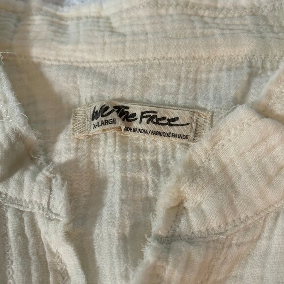 Free People - We The Free Summer Daydream Buttondown size XL NEW - Picture 7 of 9